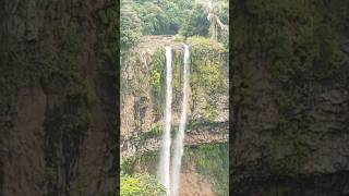 Chamarel waterfalls in Mauritius travel nature naturelovers naturephotography youtubeshorts [upl. by Ani]