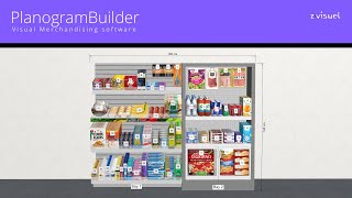 How to make a planogram  zVisuel PlanogramBuilder software [upl. by Linnell]