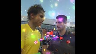 Novak Djokovic vs Rafael Nadal ❤️ A historic match⭐ [upl. by Swagerty]