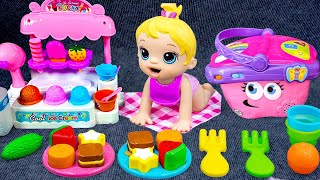 9 Minutes Satisfying with Unboxing amp Review Miniature Baby Alive Snacks Set Kitchen Toys ASMR [upl. by Hesler]