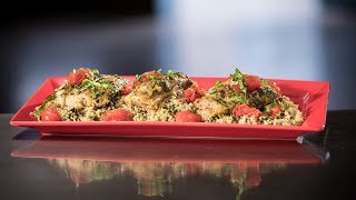 Lemon Parsley Seared Cod with Herbed Quinoa [upl. by Adnoved289]