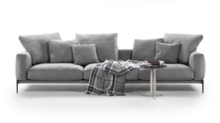 Flexform Romeo divano componibile e sofa design Antonio Citterio [upl. by Aek735]