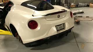 Alfa 4C with Novitec downpipe [upl. by Kinson]