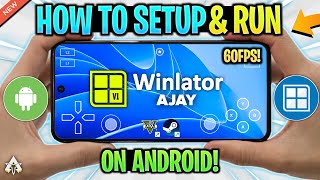 🔥 WINLATOR AJAY ANDROID  SETUPSETTINGSGTA 5 amp STEAM GAMEPLAY  BEST WINDOWS EMULATOR [upl. by Preiser563]