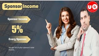 Upays me sponcer income kya hai ✅new mlm plan 2025 ✅ 2025mlm networkmarketing passiveincome [upl. by Ybbor]