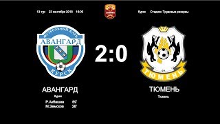 Авангард  Тюмень  20 ОлимпПервенство ФНЛ201819 13й тур [upl. by Noreh80]