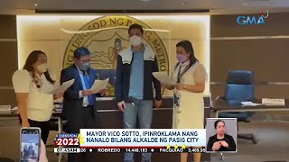 Mayor Vico Sotto iprinoklama nang nanalo bilang alkalde ng Pasig City  Eleksyon 2022 [upl. by Aerdnael44]