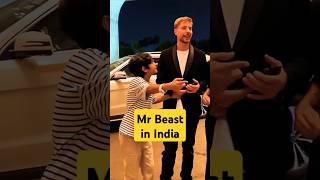 Mr Beast 1st time in India mrbeast mrbeastindia shorts [upl. by Wilkison]