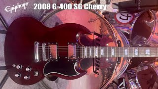 Epiphone G400 SG 2008 Cherry Ostronomy Guitar of the Day [upl. by Seniag]