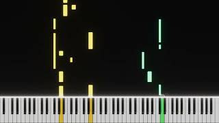 Genshin Impact Flows of JadeLike Water Liyue Theme Piano Cover Tutorial [upl. by Auqinet8]