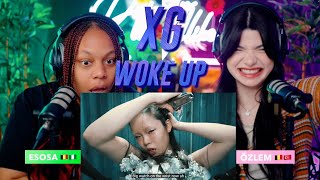 XG  WOKE UP Official Music Video reaction  MAD SCIENTIST EDITION 👩🏻‍🔬👩🏾‍🔬🐺 [upl. by Drais600]