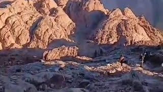 Morning view mountain sinai be4 sunset [upl. by Banerjee]