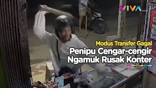 Pria Ngamuk di Konter HP Lantaran Modus Penipuannya Gagal [upl. by Adamsun]