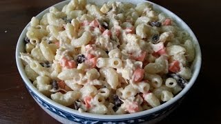 FILIPINO MACARONI SALAD EASY RECIPE [upl. by Circosta]