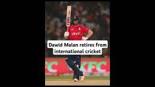 Dawid Malan retires from international cricket  cricket dawidmalan [upl. by Capriola]