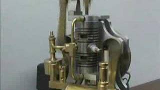 Linford Twostroke opposed piston model engine [upl. by Manthei]