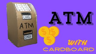 How to make ATM with Cardboard Without Motor  DIY Working ATM [upl. by Binah]