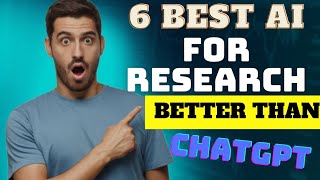 6 Best AI tools in research  AI essay writers  AI for research papers [upl. by Ruffi]