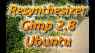 Resynthesizer Gimp 28 Ubuntu убрать лишнее с фото [upl. by Flor]