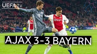 AJAX 33 BAYERN UCL HIGHLIGHTS [upl. by Aenahs185]