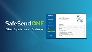 Client Experience for Gather in SafeSend One [upl. by Yreme]