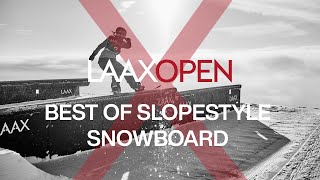 BEST OF SLOPESTYLE SNOWBOARD  LAAXOPEN 2023 [upl. by Tolmach354]