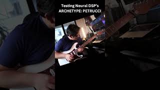 Testing Neural DSP’s Archetype Petrucci shorts shortvideo shredguitar [upl. by Dualc]