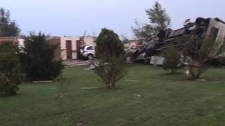 RV rollover from Piedmont tornado [upl. by Krantz531]