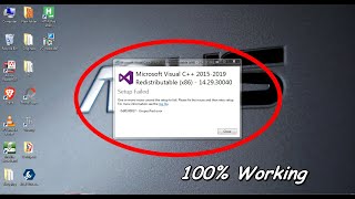 How To Fix Microsoft Visual C 2015 Redistributable Setup Failed error 0x80240017 cruntimeerrorfix [upl. by Janik]