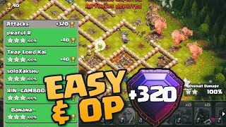 320 Easy amp Op Th16 Meta  Rocket LoonsFireball Combo  Th16 Attack Strategy  Clash of clans [upl. by Winer]