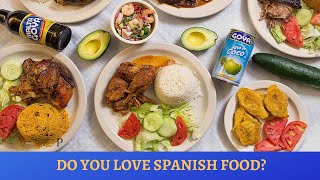 Cuban Pork Roast Meal PERNIL Tasty SPANISH Dish  Finger Licking Good [upl. by Shaefer]