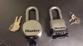 52 Master quotMagnumquot Padlocks Picked and Bypassed [upl. by Lupiv]