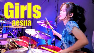 aespa  Girls drum cover [upl. by Curzon]