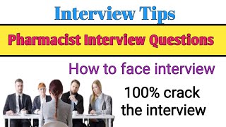 pharmacist interview questions  interview questions for freshers  how to face interview pharmacy [upl. by Anirod]