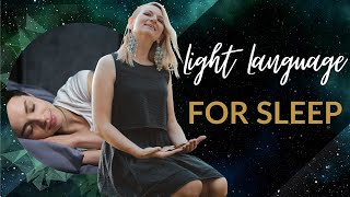 Light Language for Sleep  Lemurian Light Language You Tube Transmission by Riya Loveguard [upl. by Fassold]