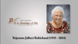 Réjeanne Jalbert Robichaud 1935  2024 [upl. by Argyres554]