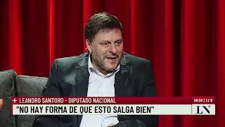 Leandro Santoro quotEste es un gobierno de inexpertosquot entrevistas con Luis Novaresio [upl. by Clements]