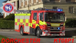 RETAINED ARRIVING Dorchesters Pump responds twice to incidents [upl. by Sprung869]