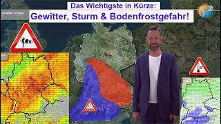 Das Wichtigste in Kürze SommerEnde amp HerbstAuftakt mit Sturm viel Regen amp Bodenfrostgefahr [upl. by Lundin377]