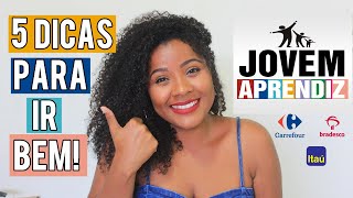 5 DICAS PARA PASSAR NA ENTREVISTA DE JOVEM APRENDIZ  Gessica Alvim [upl. by Novj722]