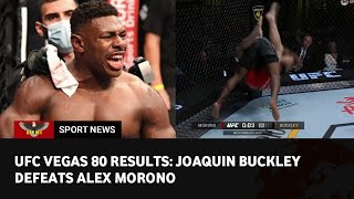 UFC Fight Night 229 Highlights Joaquin Buckley defeats Alex Morono by brutally slamming him [upl. by Gamali305]