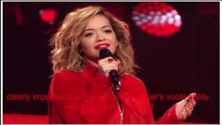 Rita Ora Unrecognized by Judges After Surprise The Voice of Germany Blind Audition Performance [upl. by Nimesay]