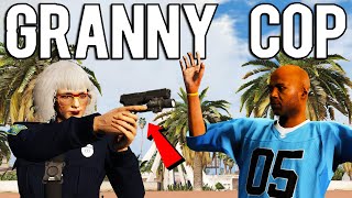 I Spent 24 Hours As A Grandma Cop In GTA 5 RP [upl. by Eigla]