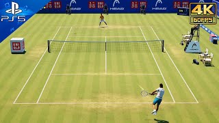 Matchpoint  Tennis Championships PS5 Nick Kyrgios vs Carlos Alcaraz Gameplay  4K 60ᶠᵖˢ ✔ [upl. by Rialcnis]