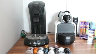 Essenza EN 97W Nespresso Kapseln Kaffeemaschine  Testbericht [upl. by Eudora447]