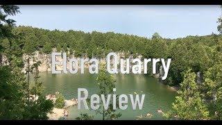 Elora Quarry 2018 Review  must see Ontario Canada [upl. by Barra]