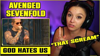 First Time Reaction to Avenged Sevenfold  God Hates Us [upl. by Drucie]