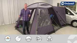 Outwell Driveaway Awning Daytona  Innovative Family Camping [upl. by Keram]