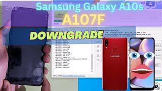 Samsung A10s A107f downgrade Android 11 to 10  samsung android downgrade [upl. by Atteniuq]