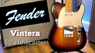 Fender Vintera 50s Telecaster [upl. by Carol104]